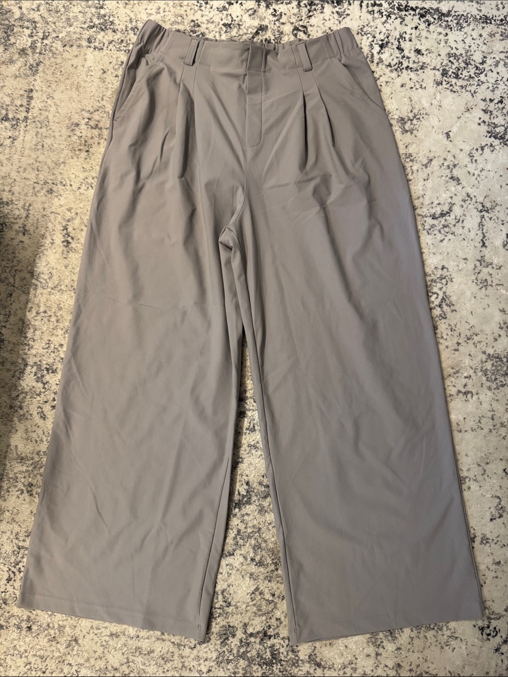 Halara Women’s Wide Leg Pleated Pants - Gray